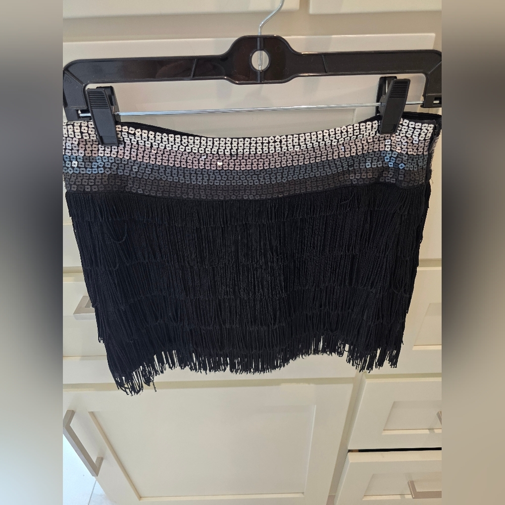 Fun, Fringe, Sequin Bebe Skirt, Size 0